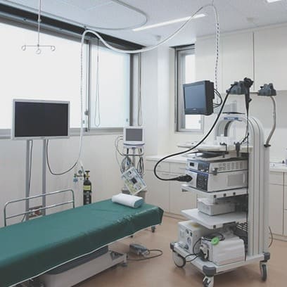 診察に使う機材のある診察室